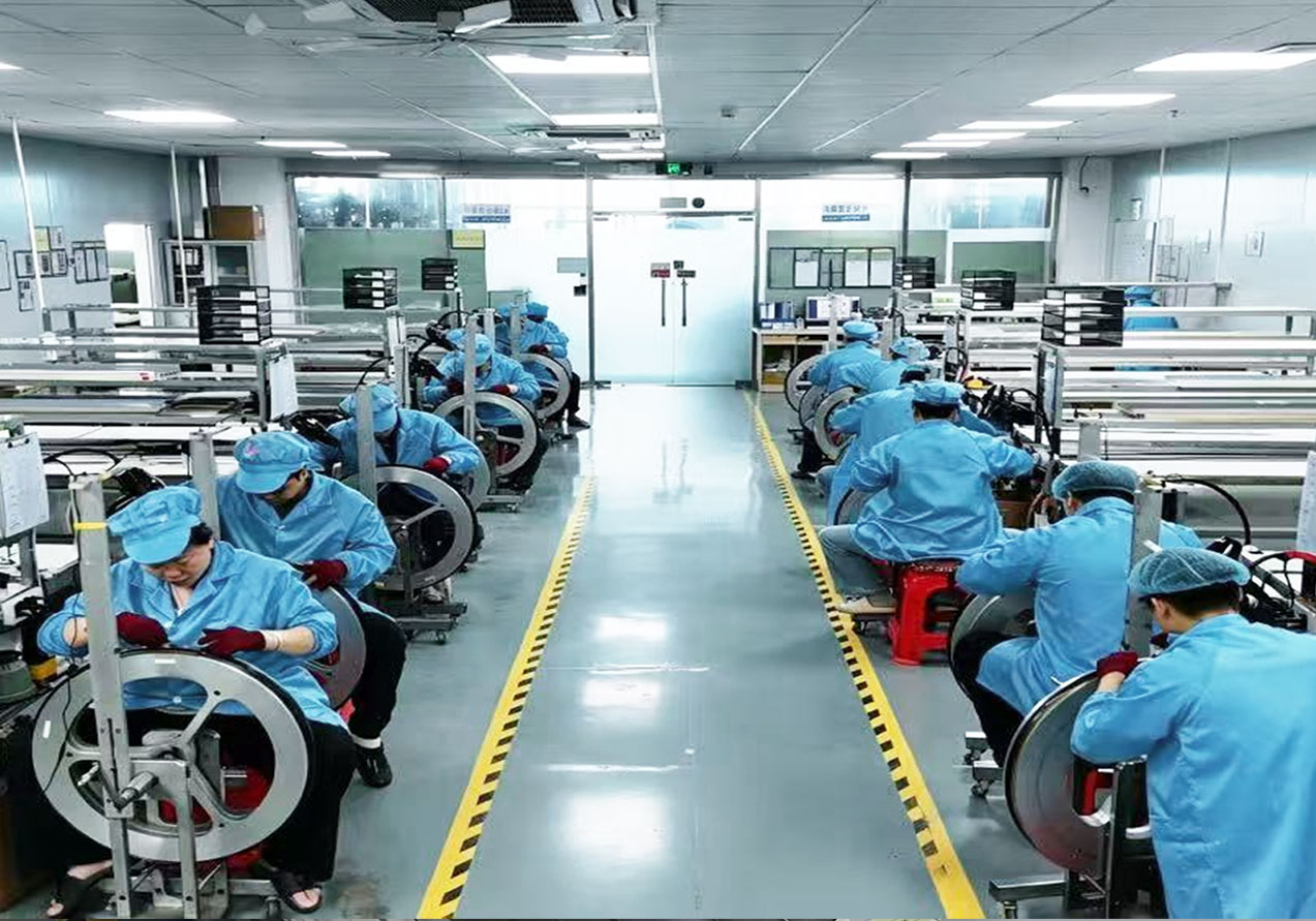 Clean-room carbon lay-up area
